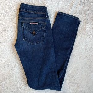 Hudson Collin Mid-Rise Flap Pocket Skinny Jeans